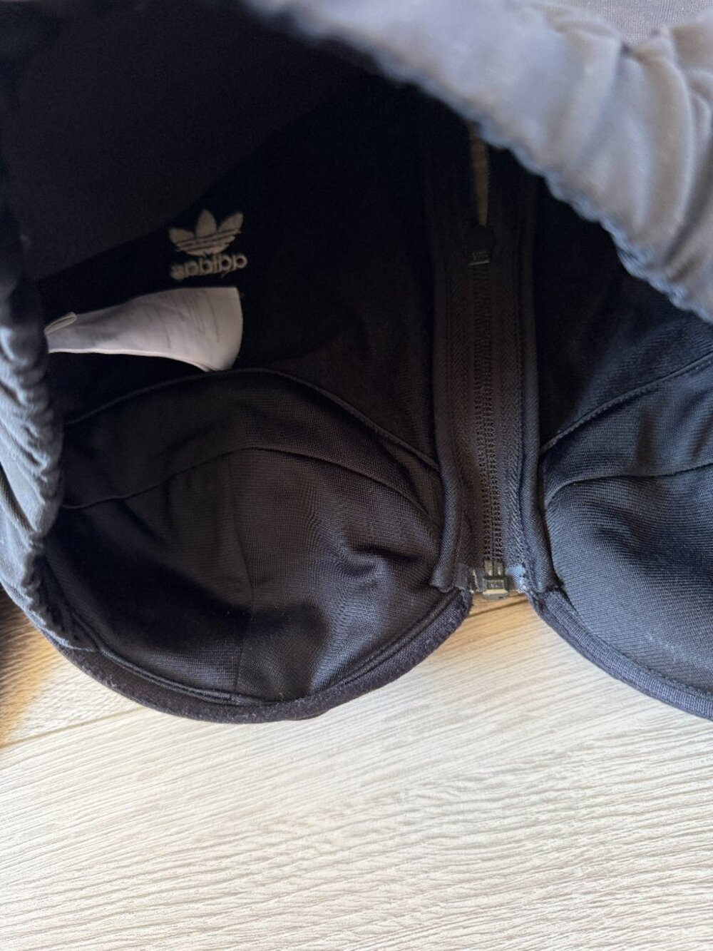 Adidas Originals x Jeremy Scott cropped track jacket in black - Picture 10 of 13